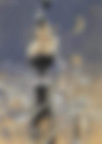 The tower of Vor Frelser's church, old year going out, new year pushing in (preview)