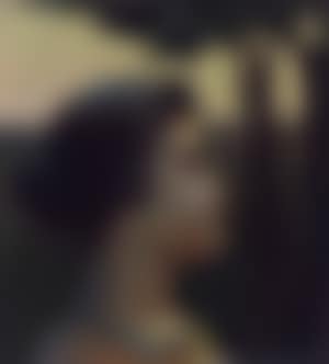 Evening peace - woman in profile (preview)