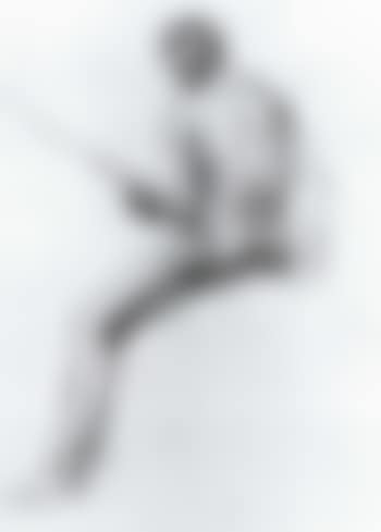 Jeune homme nu, assis en croupe, tenant un baton (preview)