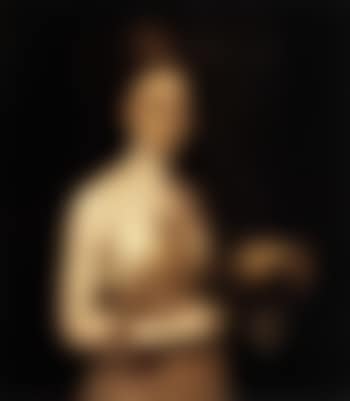 Turkish lady with hammam bowl (preview)