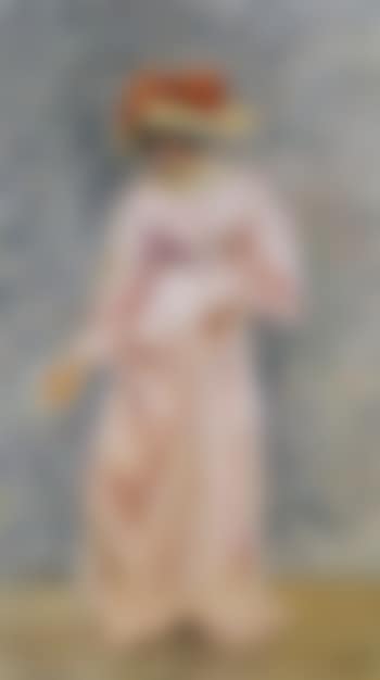 Portrait de Jeanne en robe rose (preview)