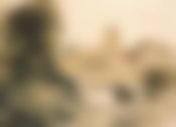 Cattle grazing near church (preview)