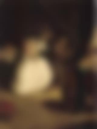 Gentildonna e gentiluomo in un interno con un bambino (preview)