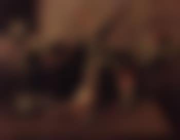 Pheasants, snipes, hare, wicker basket in larder (preview)