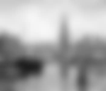 Winter by the river, animated city view (preview)