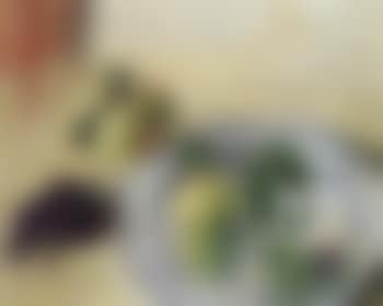 Still life with apples, grapes and silver tray (preview)