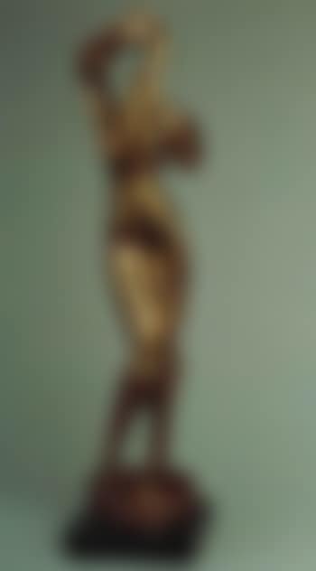 Woman combing her hair (preview)