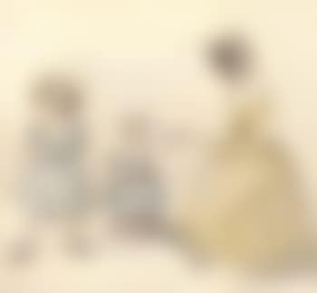 Young mother watching children playing (preview)