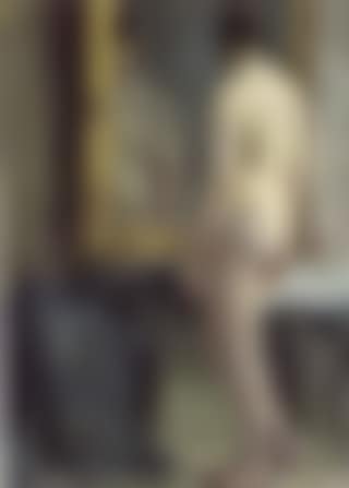 Nude in front of mirror (preview)