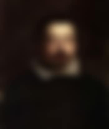 Portrait of gentleman in black coat with white collar (preview)