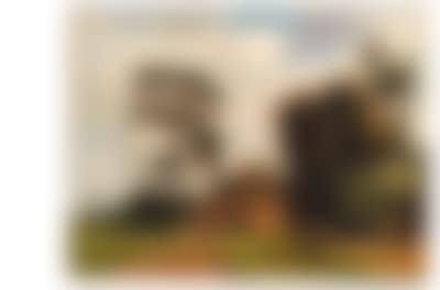 Hay stack in summer landscape (preview)