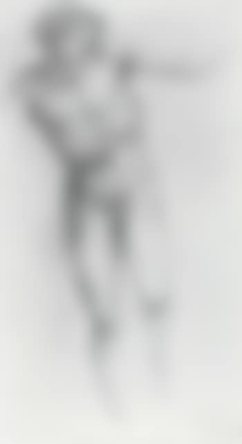Nude study for figure of Perseus (preview)