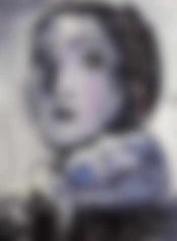 Dora Maar a la blouse bleue - buste de femme (preview)