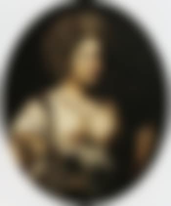 Courtesan holding dog (preview)