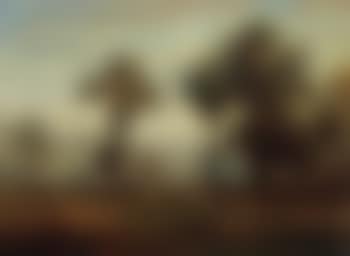 Meadow with trees, view of lake Vierwaldstaettersee (preview)