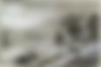 Extensive river landscape with travellers, mountains in distance (preview)