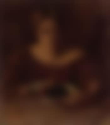 Seated woman holding bowl of fruit (preview)