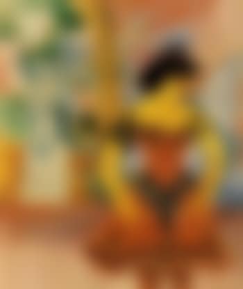 Die gelbe Maske. Saengerin in rot (preview)