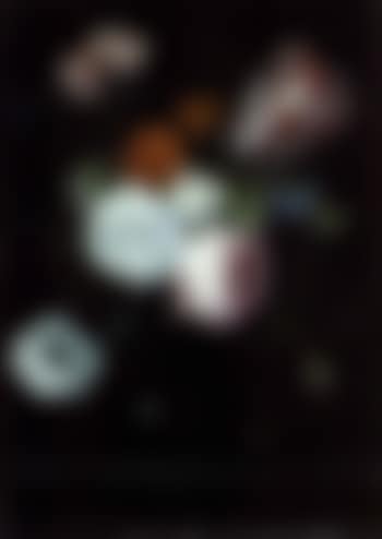Still life of flowers in glass vase (preview)