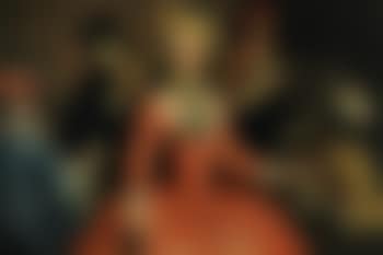 Elegant company in masque costume taking coffee (preview)