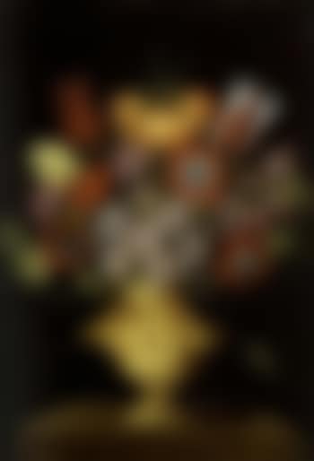 Tulips and other flowers in ornate vase (preview)