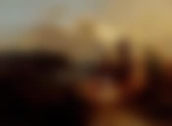 River landscape with old town (preview)