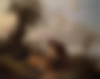 Cattle grazing on banks of river, town beyond (preview)