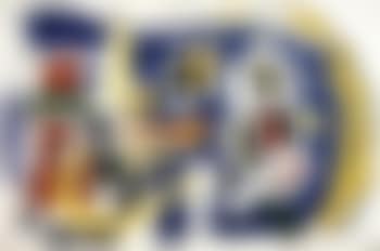 Nature morte, fond bleu, a l'etoile (preview)