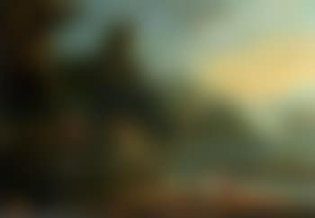 River landscape with villagers (preview)
