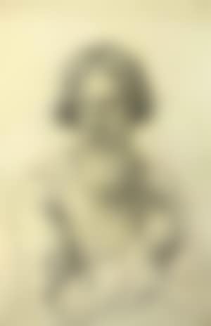 Portrait of bearded man with raised arm (preview)