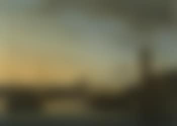 View across the River Thames with a timber yard in the foreground and St. Paul's (preview)