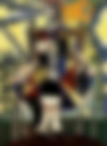 Femme assise dans un jardin (preview)