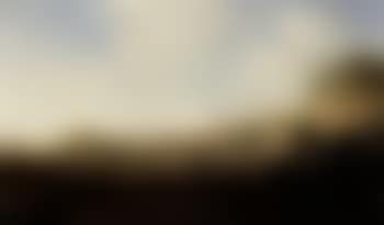 Panoramic landscape with a distant village (preview)