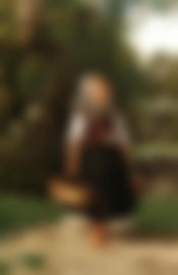 Girl in summer landscape (preview)