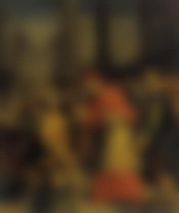 Cardinal healing sick with laying on of hands, Rome (preview)