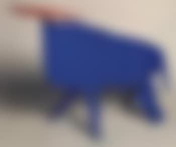 Blue bull with red head (preview)