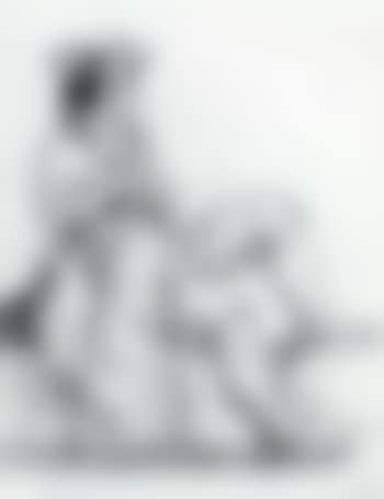 Seated figure turned to the right, holding a sword (preview)