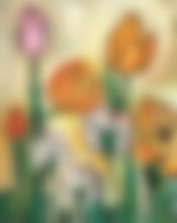 Still life with tulips and carnations (preview)