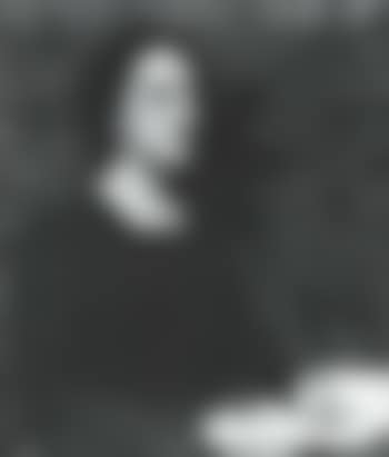 Portrait of Mrs Rowlands seated with book on lap (preview)