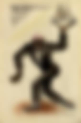 Waiter with tray of bottles and glasses (preview)