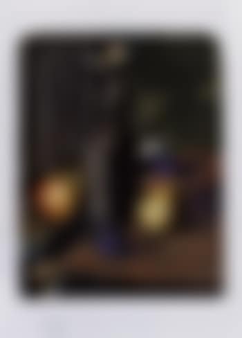 Still life of bottle and fruits (preview)