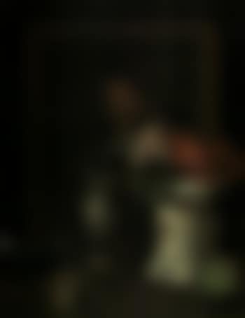 Still life roses, portrait, vase and fan (preview)