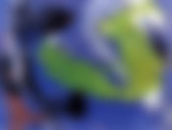 Composition abstraite fond bleu (preview)