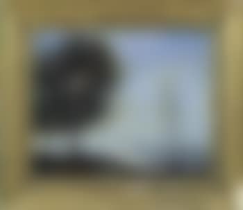 River landscape with man in rowing boat (preview)