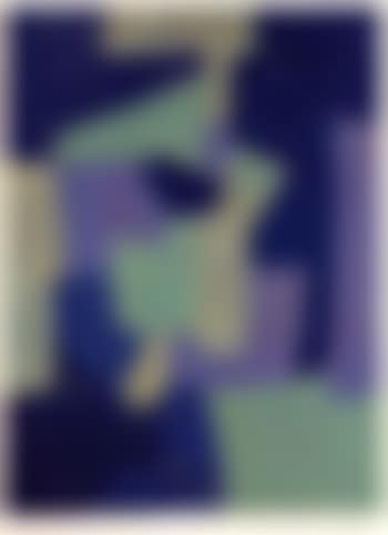 Composition in blue and green (preview)