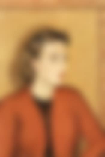 Portrait of young woman wearing red jacket (preview)