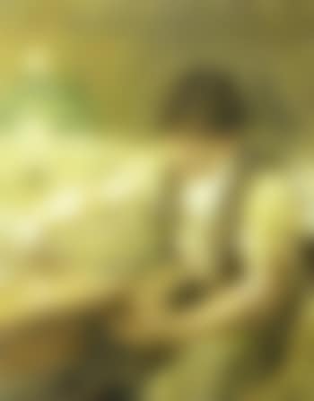 Interior scene with a craftsman (preview)