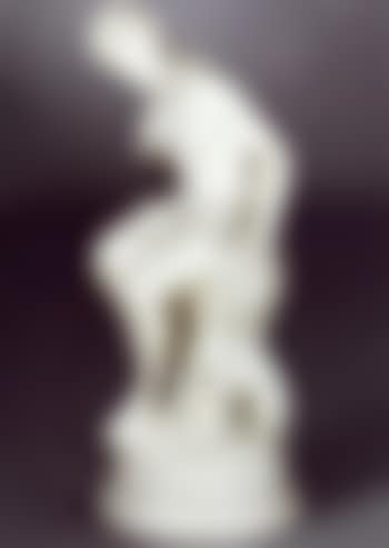 Seated young woman with dog (preview)