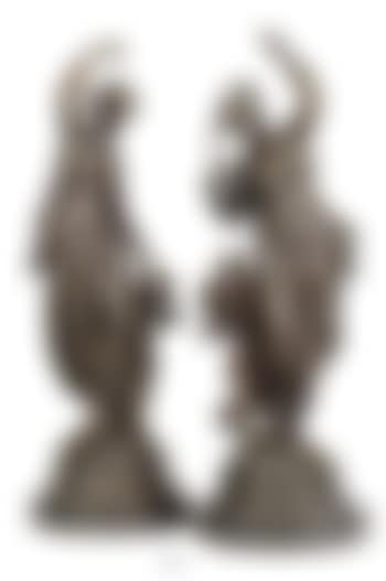 Maidens and cherubs, one shown as a huntress, the other dancing (preview)