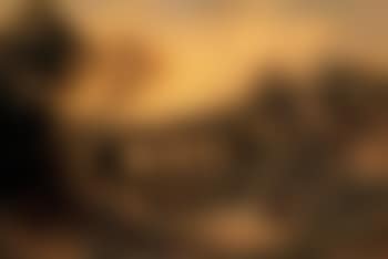 River landscape wtih mother and child, drover and cattle nearby (preview)
